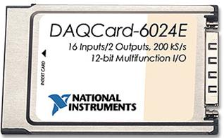 NI DAQCard-6024E (for PCMCIA)